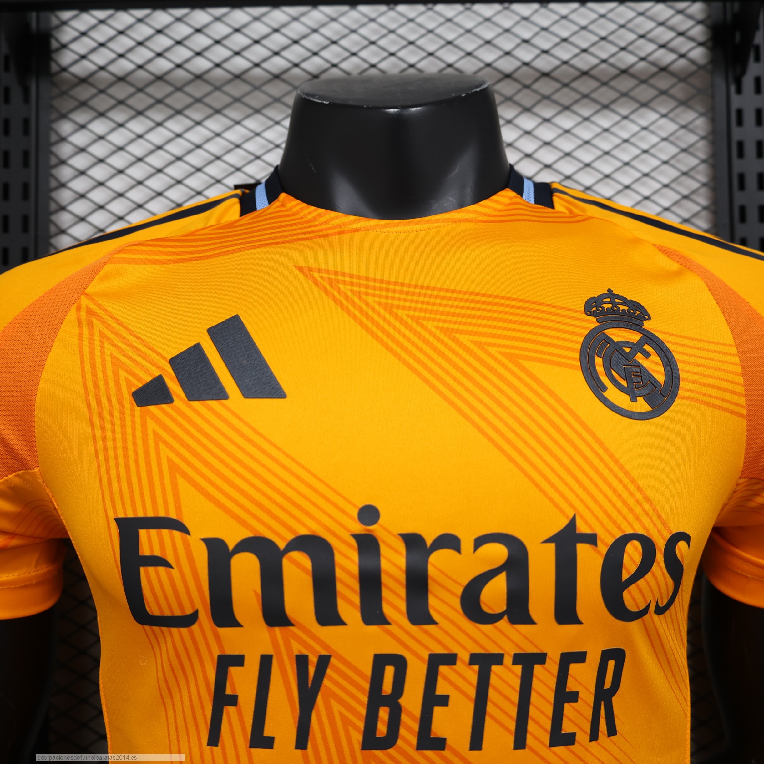 Nuevo 2ª Jugadores Camiseta Real Madrid 24/25 Naranja Baratas